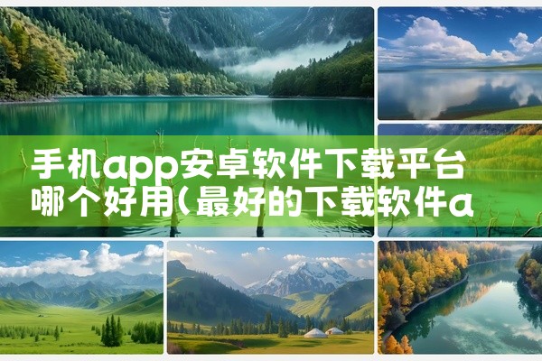 手机app安卓软件下载平台哪个好用