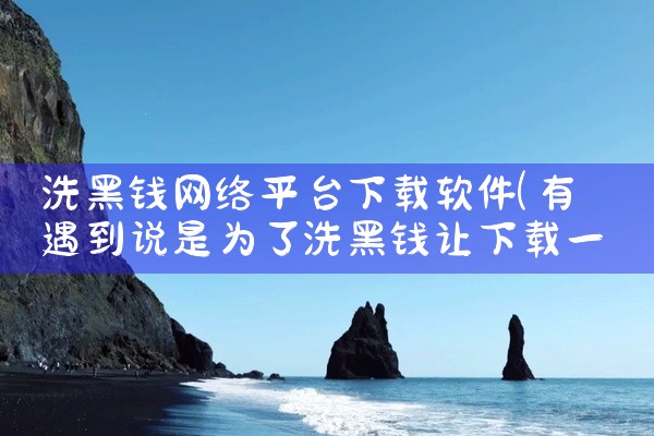 洗黑钱网络平台下载软件