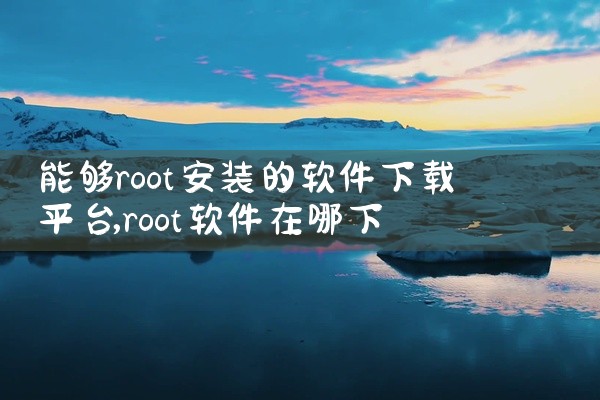 能够root安装的软件下载平台